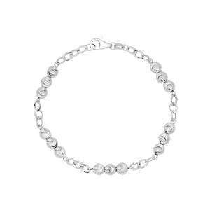 Lắc tay Vàng Trắng Ý 18K PNJ 0000W061114