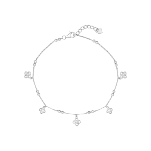 Lắc chân Bạc đính đá PNJSilver XMXMW060372