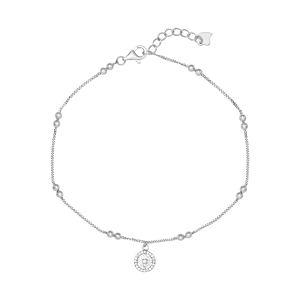 Lắc chân Bạc đính đá PNJSilver XMXMW060373