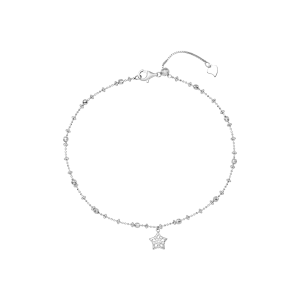 Lắc chân Bạc đính đá PNJSilver XMXMW060378