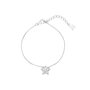 Lắc tay Bạc đính đá STYLE By PNJ XMXMW060404