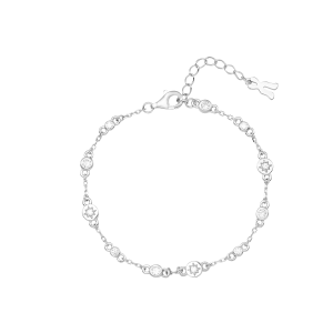 Lắc tay Bạc đính đá STYLE By PNJ XMXMW060406