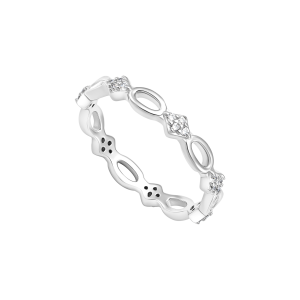 Nhẫn Bạc đính đá STYLE By PNJ XMXMW060312