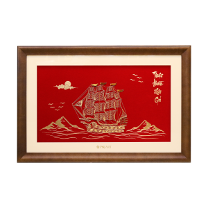 Tranh Thuận Buồm Xuôi Gió 90x60 PNJArt Lời Vàng Ý Ngọc 0000Y000028