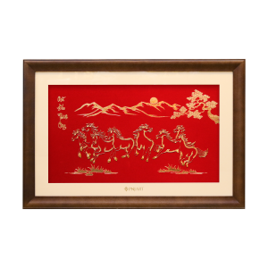 Tranh Mã Đáo Thành Công 90x60 PNJArt Lời Vàng Ý Ngọc 0000Y000031