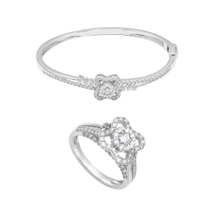 Bộ trang sức Vàng trắng PNJ 01243-15326