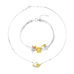 Bộ trang sức Bạc đính đá PNJ ❤️ KUROMI 00001-00003