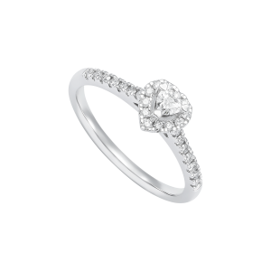 Nhẫn Kim cương Vàng Trắng 14K PNJ DDDDW015469