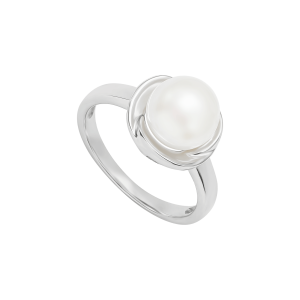 Nhẫn Vàng Trắng 14K đính Ngọc trai Freshwater PNJ PF00W000042