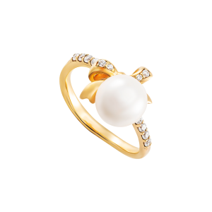 Nhẫn Vàng 18K Đính Ngọc trai Freshwater PNJ PFXMY000549