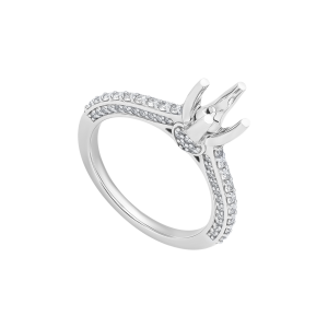 Vỏ Nhẫn Kim cương Vàng Trắng 18K PNJ 00DDW007840
