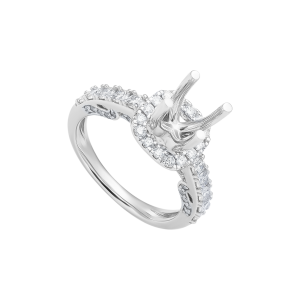 Vỏ Nhẫn Kim cương Vàng Trắng 18K PNJ 00DDW007843