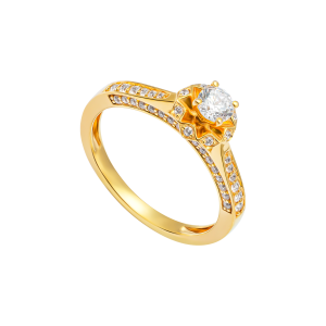 Nhẫn Vàng 14K Đính đá ECZ PNJ XMXMY017030