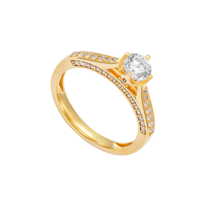Nhẫn Vàng 14K Đính đá ECZ PNJ XMXMY017031