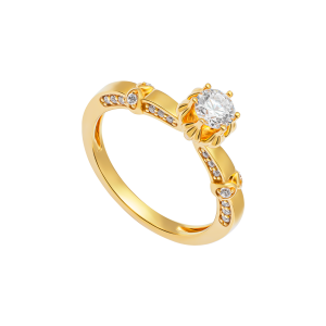 Nhẫn Vàng 14K Đính đá ECZ PNJ XMXMY017032