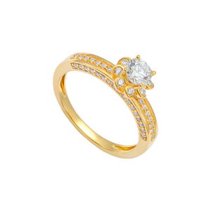 Nhẫn Vàng 14K Đính đá ECZ PNJ XMXMY017033