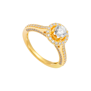 Nhẫn Vàng 14K Đính đá ECZ PNJ XMXMY017034