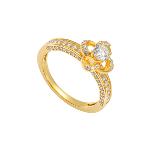 Nhẫn Vàng 14K Đính đá ECZ PNJ XMXMY017035