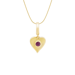Mặt dây chuyền Vàng 10K Đính đá Ruby PNJ RB00Y000109