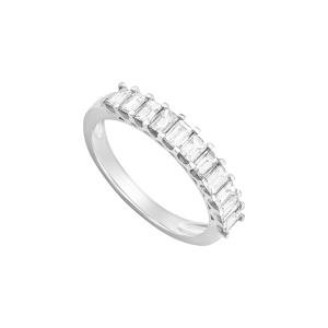 Vỏ Nhẫn Kim cương Vàng Trắng 18K PNJ 00DDW007581
