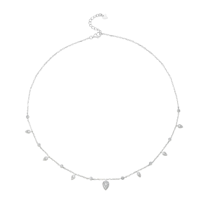 Dây cổ Bạc đính đá STYLE By PNJ XMXMW060255