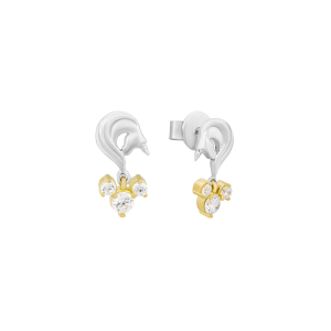 Bông tai Bạc đính đá PNJSilver Mickey XMXMC000054