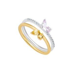 Nhẫn Bạc đính đá STYLE By PNJ Bloomie ZTMXC000003