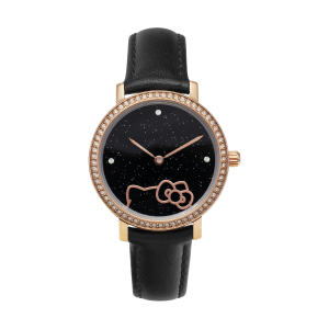 Đồng hồ Sanrio Classic Nữ HK-50001-BKG Genuine Leather (Dây Da). 30 MM