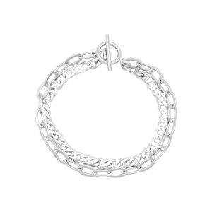 Lắc tay nam Bạc đính đá PNJSilver 0000W060370