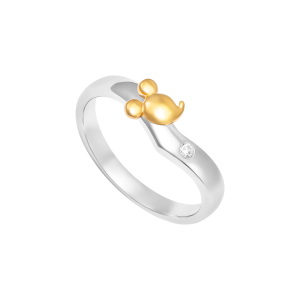 Nhẫn nam Bạc đính đá PNJSilver Mickey & Minnie XM00C000045