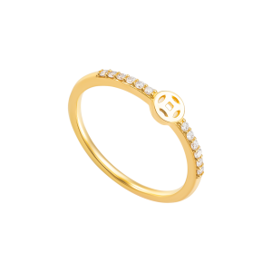 Nhẫn Kim cương Vàng 58,5% (14K) PNJ DD00Y006415