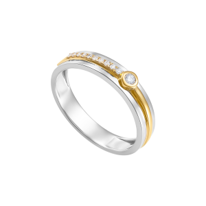 Nhẫn Kim cương Vàng 58,5% (14K) PNJ DDDDC002180