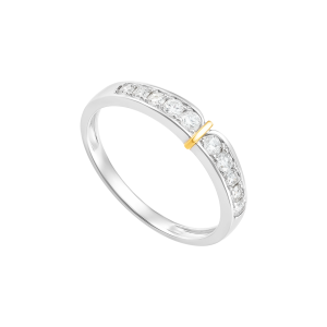 Nhẫn Kim cương Vàng 58,5% (14K) PNJ DDDDC002183