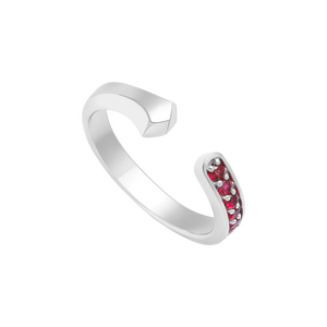 Nhẫn unisex Bạc đính đá STYLE By PNJ Lava U ZT00W000035