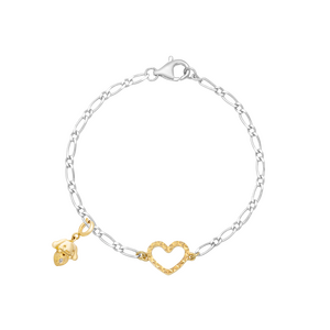 Lắc tay trẻ em Vàng 41,6% (10K) Đính đá ECZ PNJ ❤️ Cinnamoroll XM00C000100