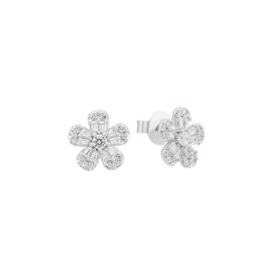 Bông tai Bạc đính đá PNJSilver XMXMW060376