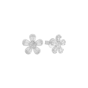 Bông tai Bạc đính đá PNJSilver XMXMW060379