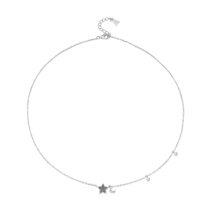 Dây cổ Bạc đính đá STYLE By PNJ XMZTW060000