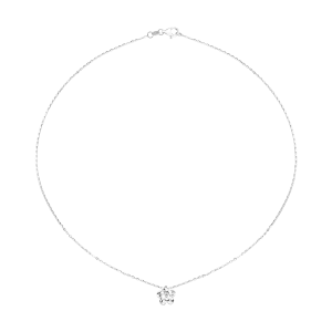 Dây cổ Vàng Trắng Ý 75% (18K) Đính đá ECZ PNJ XM00W000255