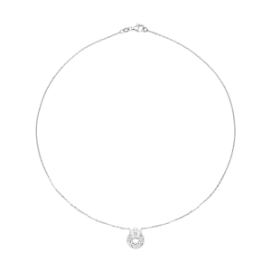 Dây cổ Vàng trắng 58,5% (14K) Đính đá ECZ PNJ XM00W000283