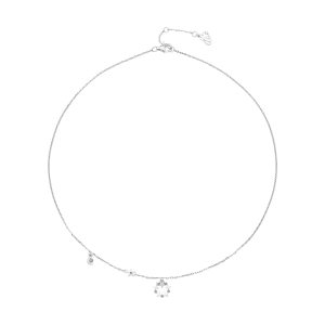 Dây cổ Vàng trắng 41,6% (10K) Đính đá ECZ STYLE By PNJ XMMXW000004