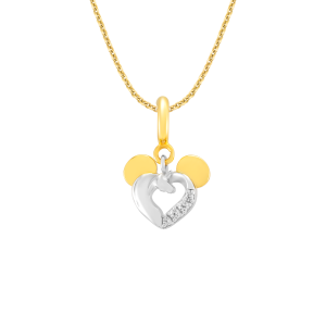 Mặt dây chuyền Bạc đính đá Disney|PNJ Mickey XMXMC000023