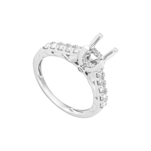 Vỏ Nhẫn Kim cương Vàng Trắng 75% (18K) PNJ 00DDW007887