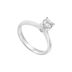 Nhẫn Kim cương Vàng trắng 58,5% (14K) PNJ DDDDW014965