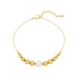 Lắc tay Vàng 75% (18K) Đính ngọc trai Akoya PNJ PA00Y060001