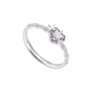 Nhẫn Vàng Trắng 33,3% (8K) Đính đá ECZ STYLE By PNJ XMMXW000008