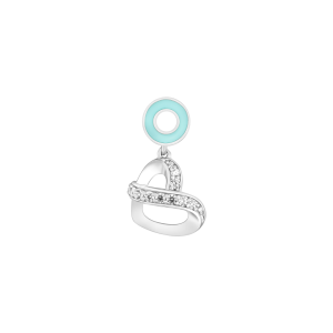 Hạt Charm Bạc đính đá PNJSilver Kind Heart XMXMW000084