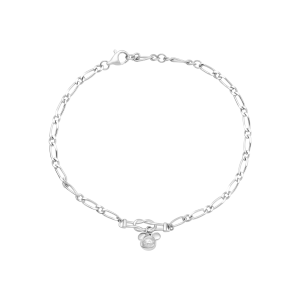 Lắc tay nam Bạc đính đá PNJSilver Mickey 0000W000160