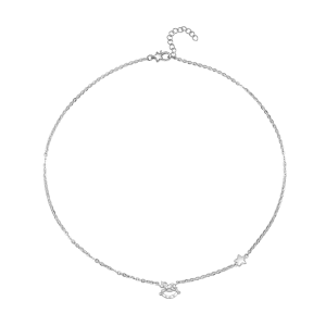 Dây cổ trẻ em Vàng trắng 41,6% (10K) PNJ 0000W000412