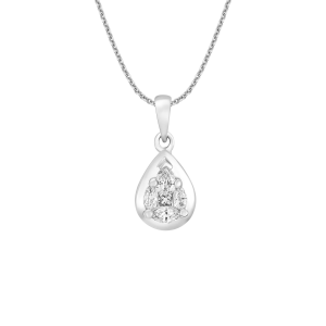 Mặt dây chuyền Kim cương Vàng trắng 58,5% (14K) PNJ DDDDW060473
